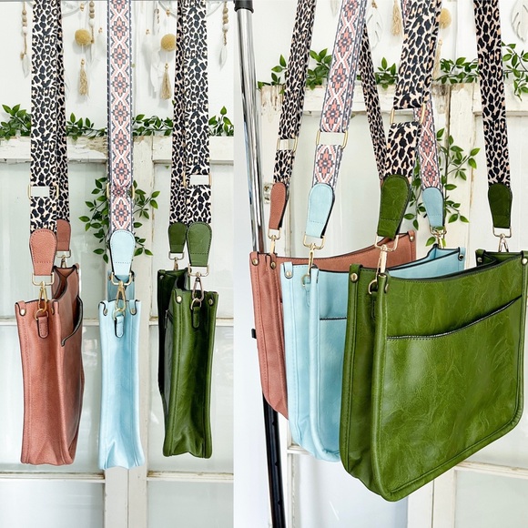 GREEN Guitar Strap Crossbody Bag - Picture 2 of 5